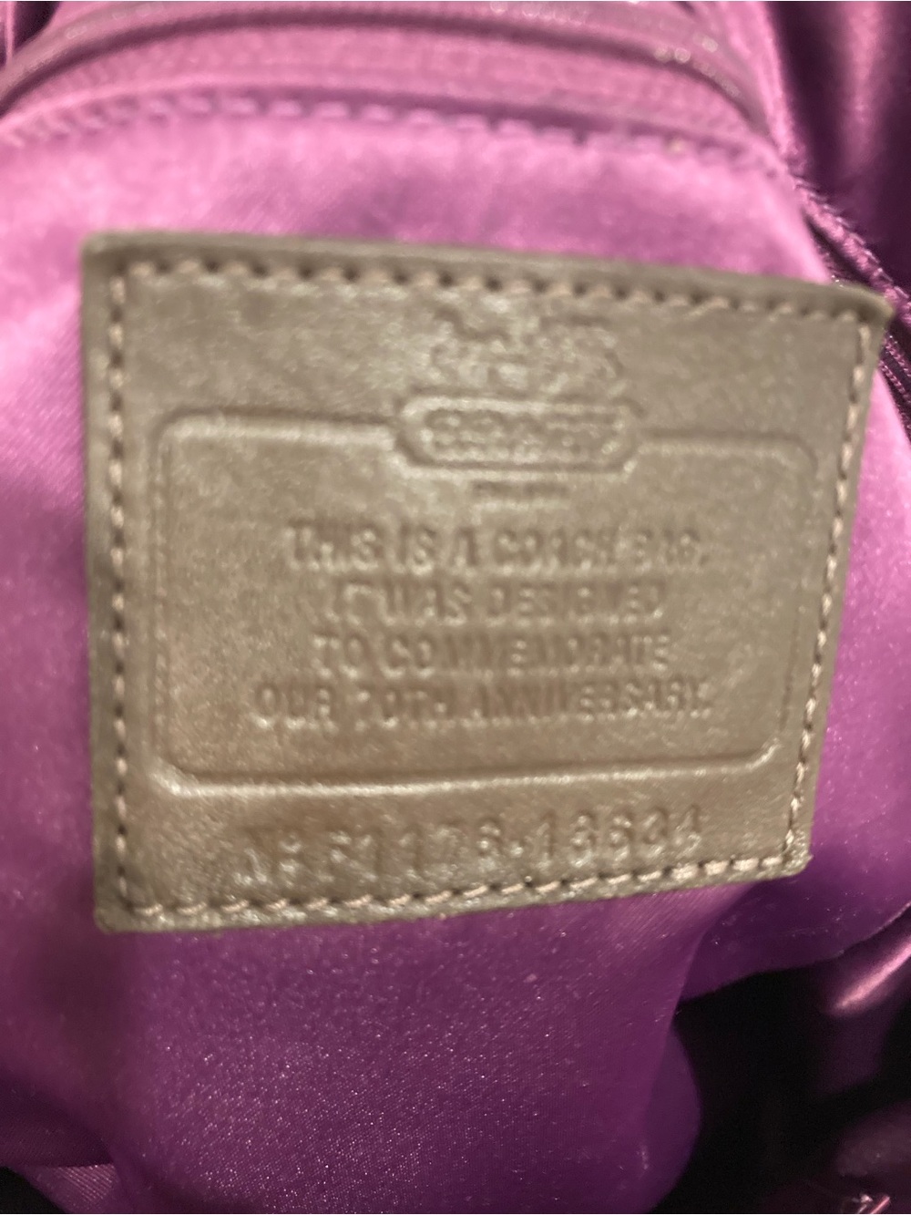 Coach Madison Quilted Chevron Nylon Lindsey Satchel **Limited Edition** - Picture 3 of 10